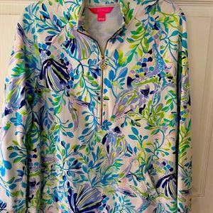 Lilly Pulitzer rounded hem popover